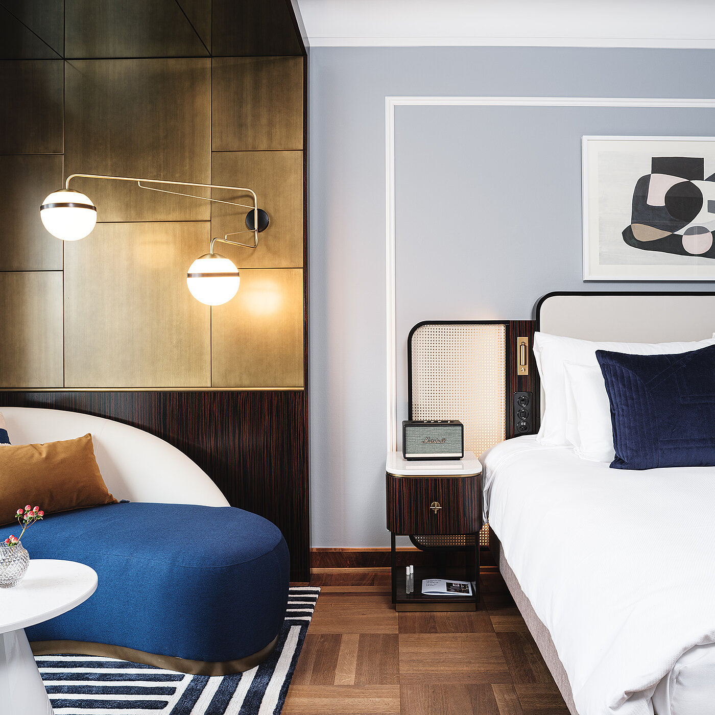 Premium-Zimmer mit Designer-Interieur
