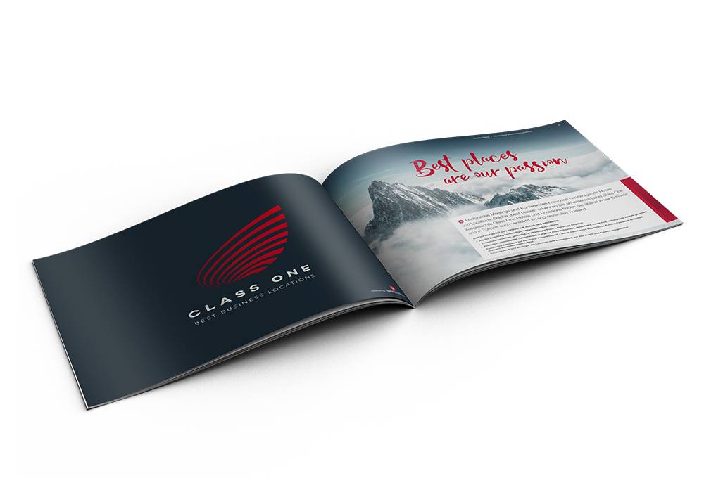 Class One Guide 2026 von Swiss Sales, aufgeschlagene Broschüre