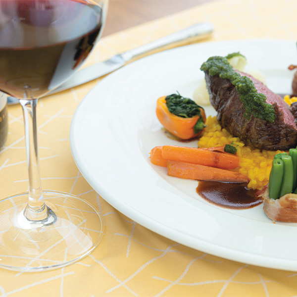 Kulinarik im Restaurant des Parkhotels